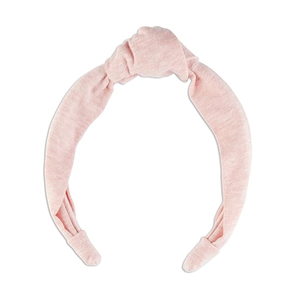 SCUNCI I AM RECYCLED PLANET EARTH-FRIENDLY SOFT KNOT HEADBAND, PINK, 1-PIECE