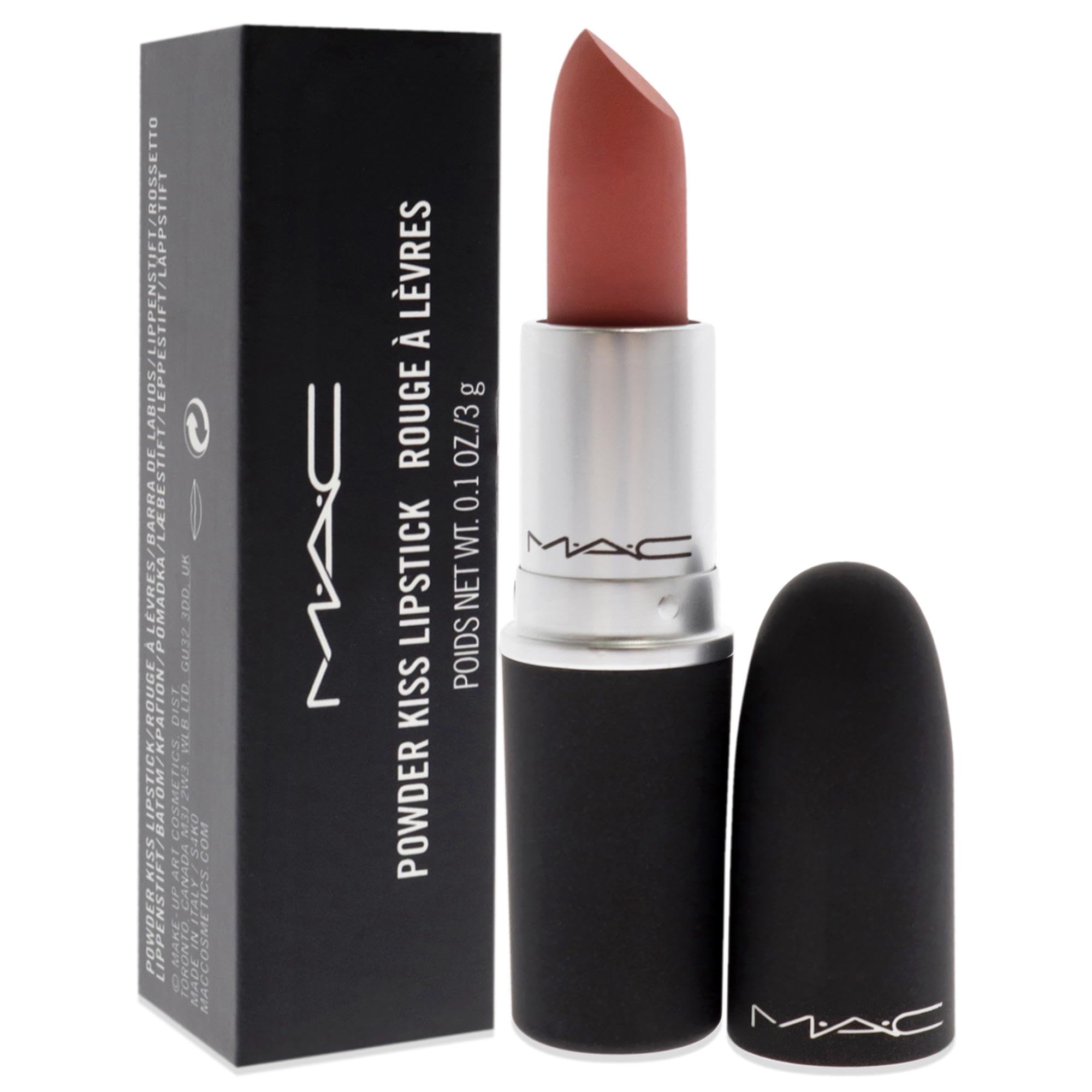 Powder Kiss Lipstick - 314 Mull It Over by MAC for Women - 0.1 oz Lipstick