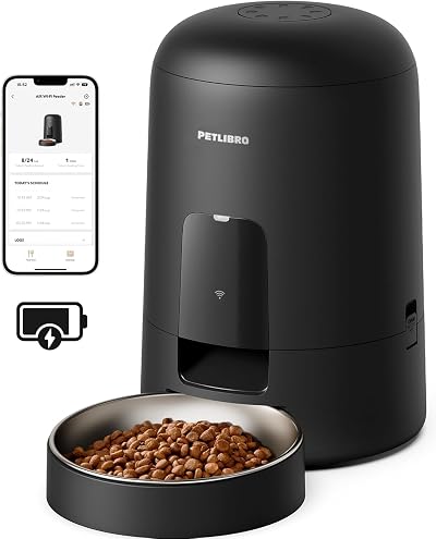 PETLIBRO Automatic Cat Feeder Battery Operated WiFi App Control 2L