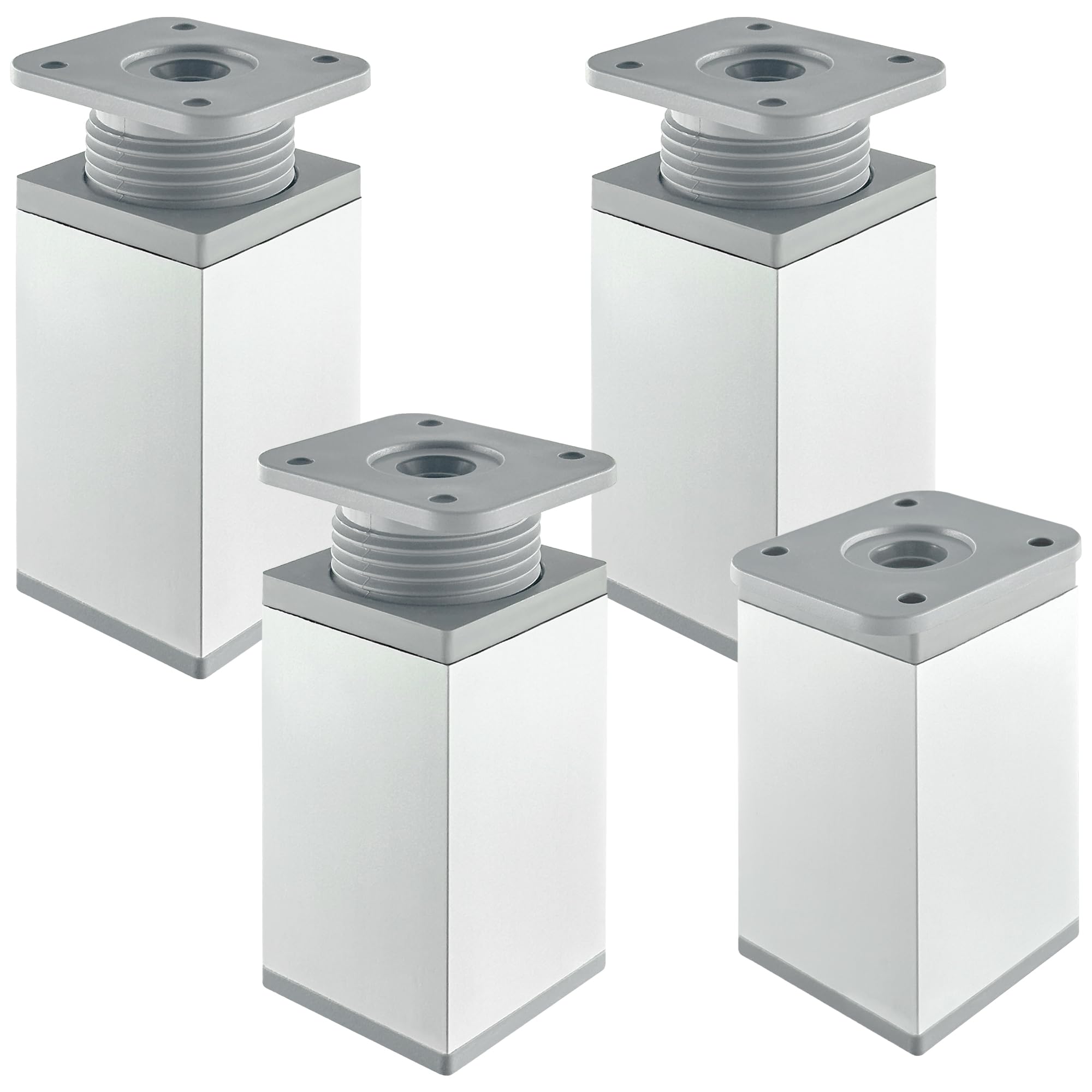 LHUIDDH 4 PCS Adjustable Furniture Legs Cabinet Legs (80mm)