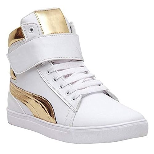 white gold sneakers