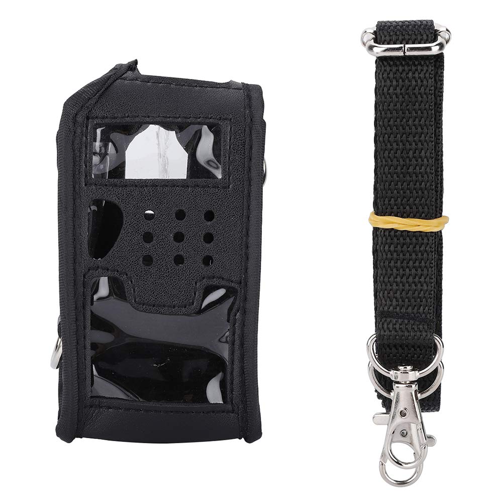 Dioche Two-Way Radio Shell, UV-5R Radio case, Walkie Talkie Leather Case Cover for UV-5R UV-5RA Plus UV-5RE Plus UV-5RB