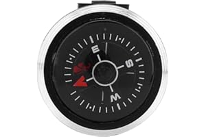 Outdoor Survival Compass, Portable Camping Hiking Wrist Compass with Strap Hole for Bag