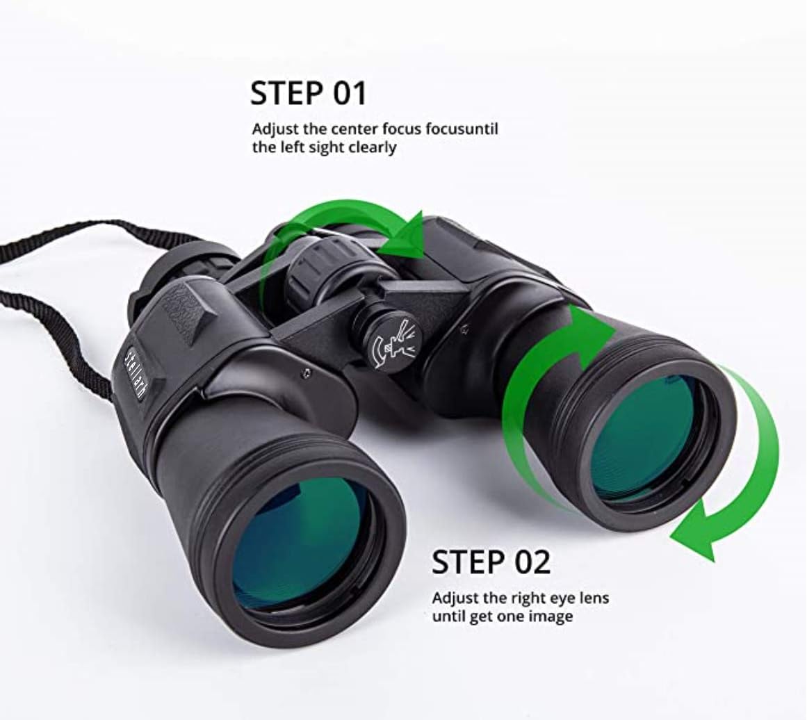 12x50 HD Full Size Binoculars for Adults with Photography Kit - Smartphone Adapter Universal Tripod Carrying Bag & Strap for Bird Watching Hunting Stargazing Sporting & Sightseeing : Camera & Photo