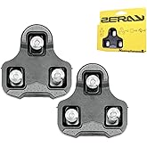 HEPINGJIANGENBO ZERAY SP-110 Bike Cleats Bike Pedal Clips with Grip Rubber Compatible with Look Keo Structure & Keo Pedals…