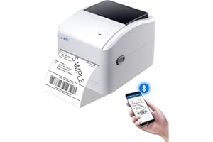 vretti Bluetooth Thermal Label Printer, Wireless Shipping Printer for Small Business & Packages Compatible with iPhone,Android, USPS, Etsy, Amazon,UPS