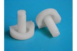 16 New 3/4" Coved Stem Natural Bumper Glide Patio Outdoor Chair 1/4" Hole 728