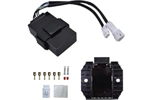 WFLNHB CDI Box Voltage Regulator Rectifier Replacement for Kawasaki Bayou 300 KLF300B 1988-1991 Replacement for 21119-1302 21119-1369