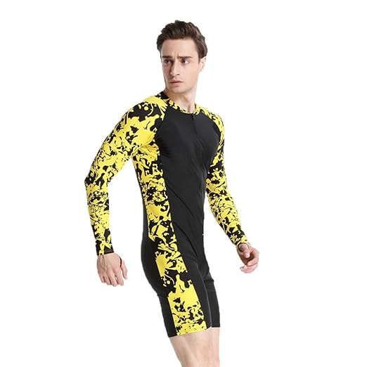 Rosennie Anzug Herren Badeanzug Bademode Tauchen Langarm Neoprenanzug Schwimmen Männer Schnell Trocknend Anzug Große Größe Su