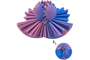 UYRZWEK Gear Ball 3D Printed Gear Ball Spin Ball or Cube Fidget Toy, Gear Sphere, Gear Ball Fidget Toy, Stress Ball, GearSphere Desk Toy, Fidget Ball, Gear Toy for Stress and Anxiety