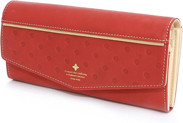 Amazon フレームワーク Frame Work 長財布 2 レッド 財布