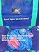 Saltwater Canvas Family Mesh Whale Bag, Sand & Waterproof base, 9 pockets, Blue