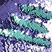 TRLYC 12 by 60 Mermaid Sequin Tablerunner for Wedding Christmas Day-Lavender and Blue