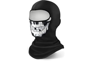 YESLIFE UPF 50+ Balaclava Ski Mask, Motorcycle UV Protector, Motorcycle Helmets Face Mask for Men and Women