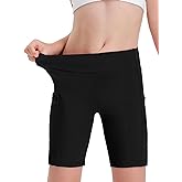 Haloumoning Girls Volleyball Spandex Shorts Kids Athletic Biker Dance Gymnastics Compression Shorts with Pockets
