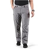 5.11 Tactical Men's Apex Cargo Work Pants, Flex-Tac Stretch Fabric, Gusseted, Water Resistant Finish, Style 74434ABR
