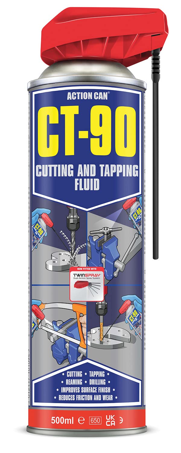 Action Can | Cutting & Tapping Fluid CT-90 Cutting & Tapping Fluid TwinSpray | 500ml