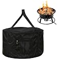 Arineng 19-Inch Outdoor Fire Pit Organizer, Compatible with Outland Firebowl Propane Gas Fire Pit