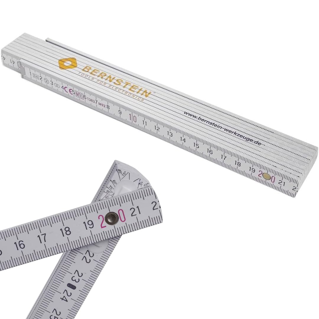 Bernstein 7-502 Folding Inch Rule 2 m Wooden