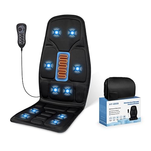Sotion Seat Massager, Vibrating Back Massager for Chair Massage Cushion, 10 Vibrations to Relieve Stress and Fatigue for Back, Shoulder and Thighs in Saudi Arabia | Whizz Back Massagers Sotion Seat Massager, Vibrating Back Massager for Chair Massage Cushion, 10 Vibrations to Relieve Stress and Fatigue for Back, Shoulder and Thighs in Saudi Arabia | Whizz Back Massagers