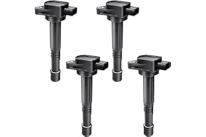 HCHENUP 4pcs Ignition Coil Compatible with Honda CRV Accord Civic SI Element S2000 Acura RSX CSX 2002 2003 2004 2005 2006 2007 2008 2009 Coil Pack L4 2.4L 2.0L Replaces# UF311 UF583 C1382