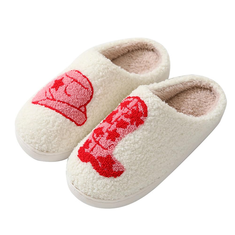 dubuto Smile Face Slippers for Girls Boys, Cute