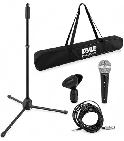 Amazon.com: Nady MSC3 Microphone Stand Floor Mic Stand All-in-One