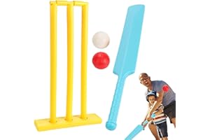 Croquet Set with Stand | Fun Sports Equipment Croquet Set Game with 2 Balls,Indoor Outdoor Backyard Crickets for Children Par