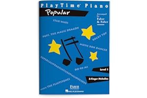 PlayTime Piano: Popular - Level 1 | Easy Piano Sheet Music with Popular Songs for Beginner Students | Fun Repertoire Songbook for Young Musicians | Faber Piano Book for Kids