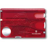 Victorinox SwissCard Nailcare 13 Function Multitool, Ruby | nail care kit | nail care for purse | travel nail kit
