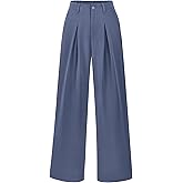 BTFBM Women High Waist Palazzo Pants Spring 2026 Casual Wide Leg Trousers Loose Work Office Business Suit Pant Pockets