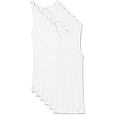 Amazon Essentials Men's Lightweight Tank Undershirts, Pack of 6