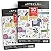 ARTEZA Watercolor Paper for Kids, 2 Pack, 30 Sheets Each, 9x12 Inches Water Pad, 135lb/200gsm, Glue Bound, Acid Free Kids Paper
