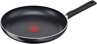 Tefal A16806 Logics Pfanne, Bratpfanne, 28cm, integrierter Temperaturanzeiger, Antihaft-Versiegelung, Edelstahl