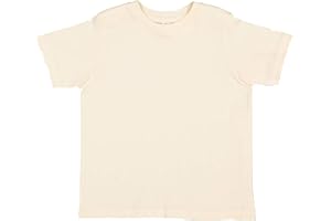 RABBIT SKINS Soft Cotton Toddler T-Shirt Boys Girls | Little Kids Tee| Blank Child Tshirt