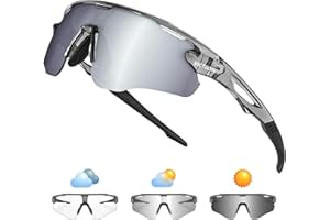 VICTGOAL Cycling Glasses Photochromic Sunglasses for Men Women TR90 Frame Glasses with UV Protection Bike Glasses for Cycling