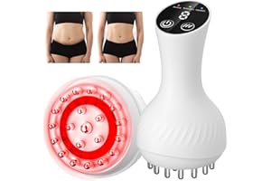 HarrFlow Lymphatic Drainage Massager & Anti Cellulite Massage Tool,New Lymphatic Massager,Helps Reduce Stretch Marks & Cellulite，for Belly, Arms & Legs,Body Sculpting Machine with Heat & Vibration