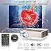 Full HD LED Video Projector 5000 Lumens and 200” Display Support 1080P Widescreen LCD Projector for Home Theater Outside Movie Parties Game Smartphone DVD Fire TV Stick TV Box USB Flash Drive PCthumb 3