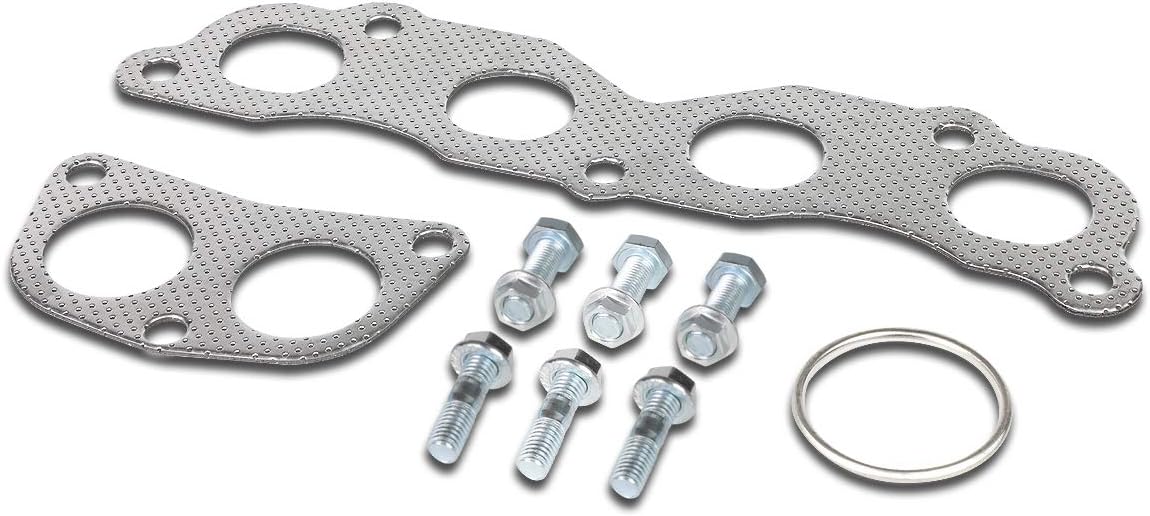 Aluminum Exhaust Manifold Header Gasket Set Replacement for Honda Accord 2.4L 0307