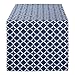 DII Lattice Tabletop Collection, Table Runner, 14x108, Nautical Blue