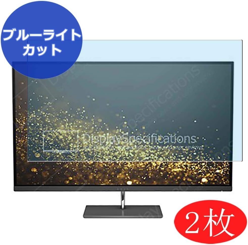 ?2 Pack? Synvy Anti Blue Light Screen Protector for HP Envy 27s Y6K73AA#ABJ 27" Display Monitor Screen Film Protective Protectors [Not Tempered Glass]