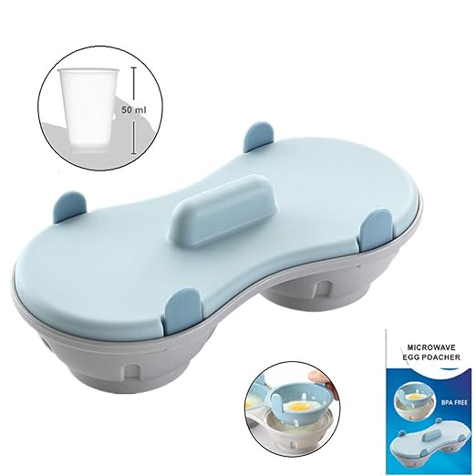 Huevo de cocina, huevo con vaso medidor para microondas, apto para ...