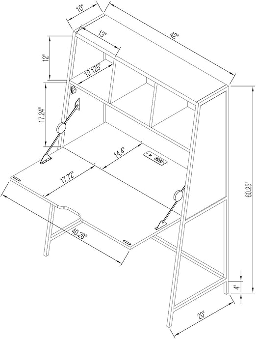 loring secretary desk