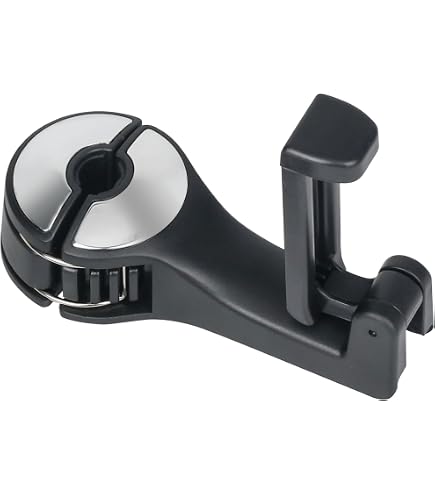 thumbnail image 2 of Car Headrest Retractable Hanger - Stainless Steel Coat Hook For Car Seat, Holds Suits, Jackets 2 of 13