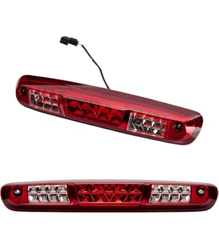 AmeriLite For 1999-2007 Chevy Silverado : GMC Sierra Full LED Crystal Red Clear 3rd - View #11