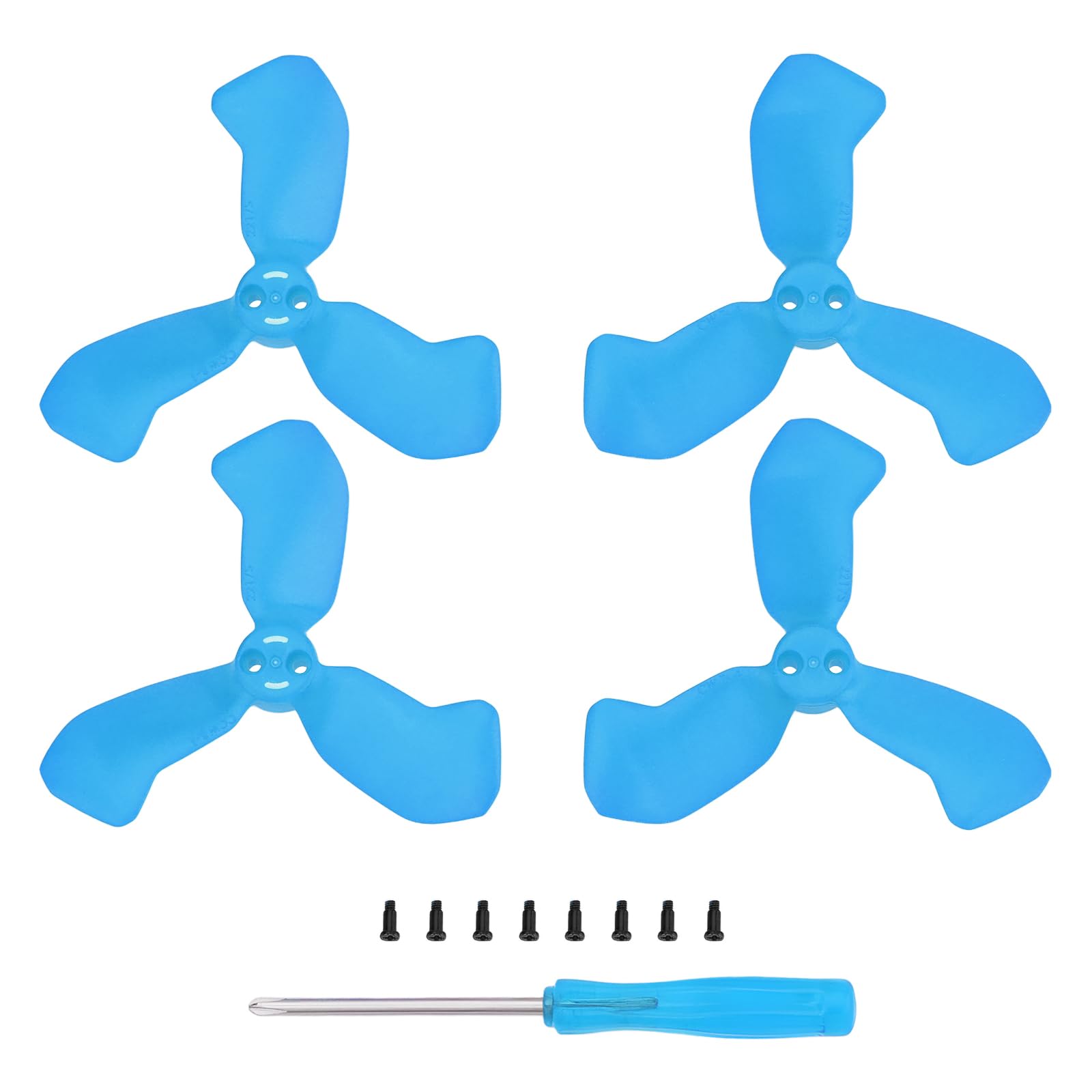 eMagTech 2 Pairs Drone Propellers Blade Kit Blue Compatible with DJI Neo 2