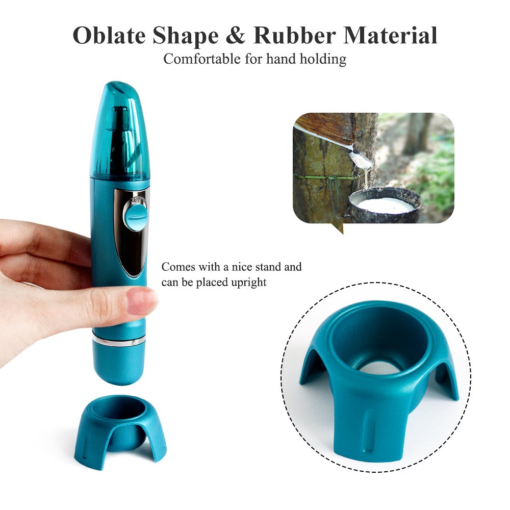 TOUCHBeauty AG-0616B LED Ohren und Nasenhaar Trimmer Elektrischer Haar Groomer(Blau)