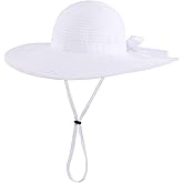 Connectyle Kids Sun Protection Hat Foldable Beach Sun Hats for Girls Summer Hat