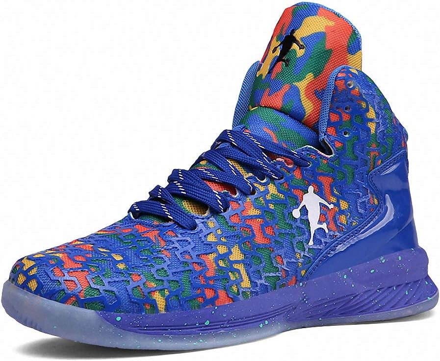 Mens Personal Basketball Shoes Trainers High Elastic Shock Technology New KPU+Fabric Lightweight Air Precision Basketball Shoes…