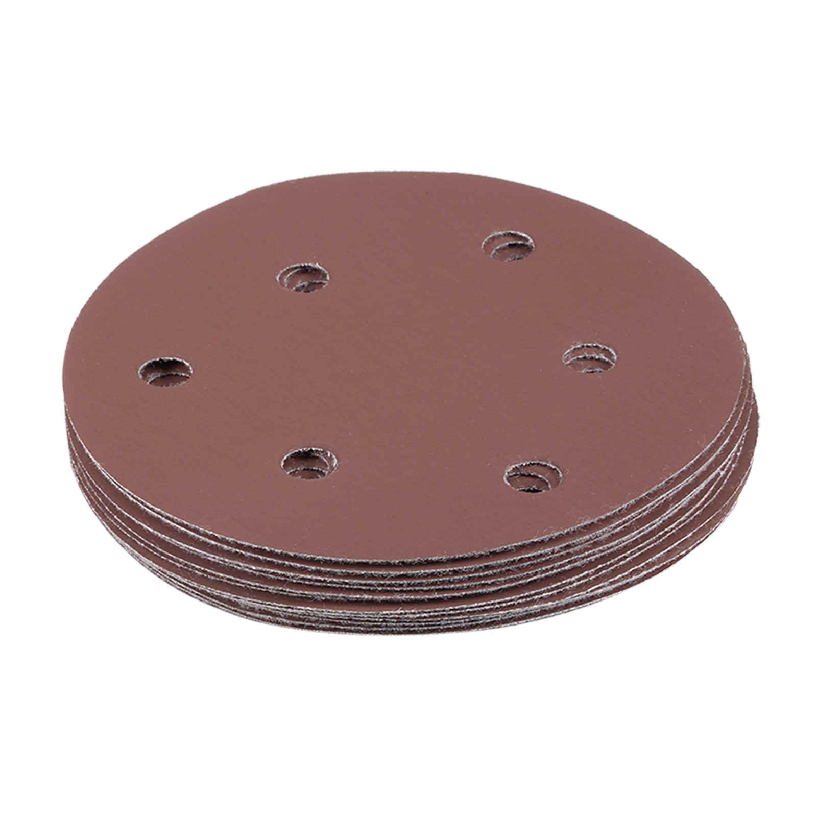 Kozelo 10 Pcs Sanding Discs Hook and Loop Backing - [5 Inch x 2000 Grits] Aluminum Oxide Sandpapers for Orbital Sander Round Sanding Papers, 6 Holes